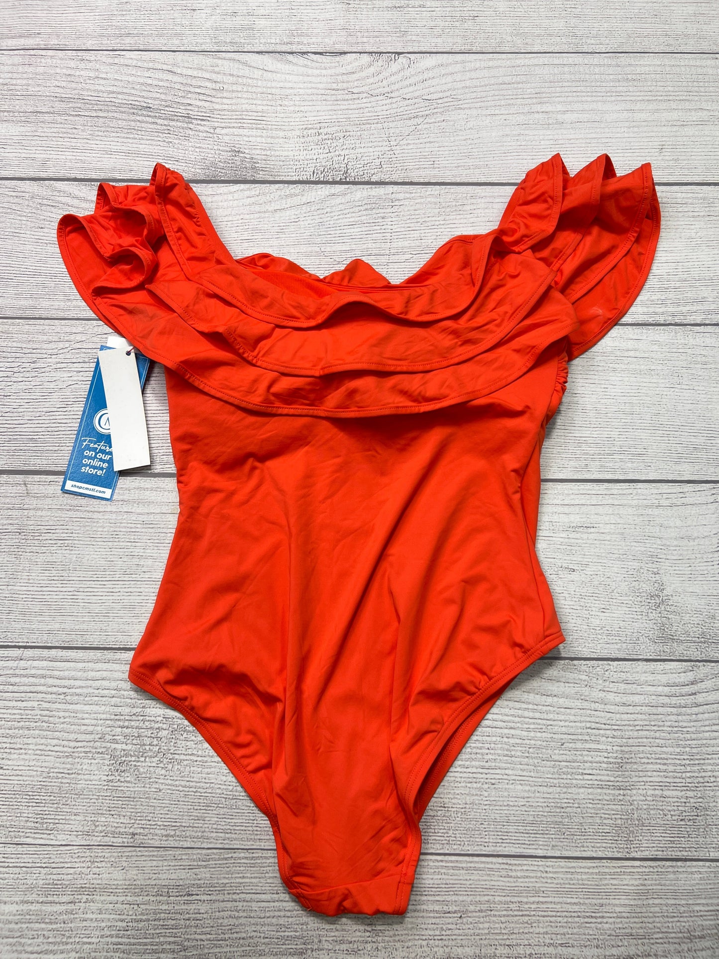 New! Swimsuit Designer By Kate Spade In Orange, Size: Xl