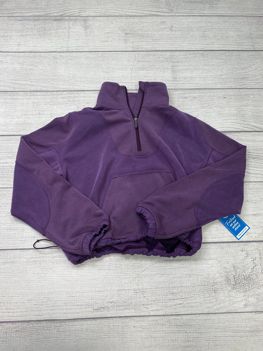 Athletic Jacket By Lululemon In Purple, Size: S