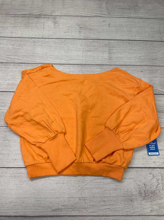 New! Top Long Sleeve By Maeve In Orange, Size: M