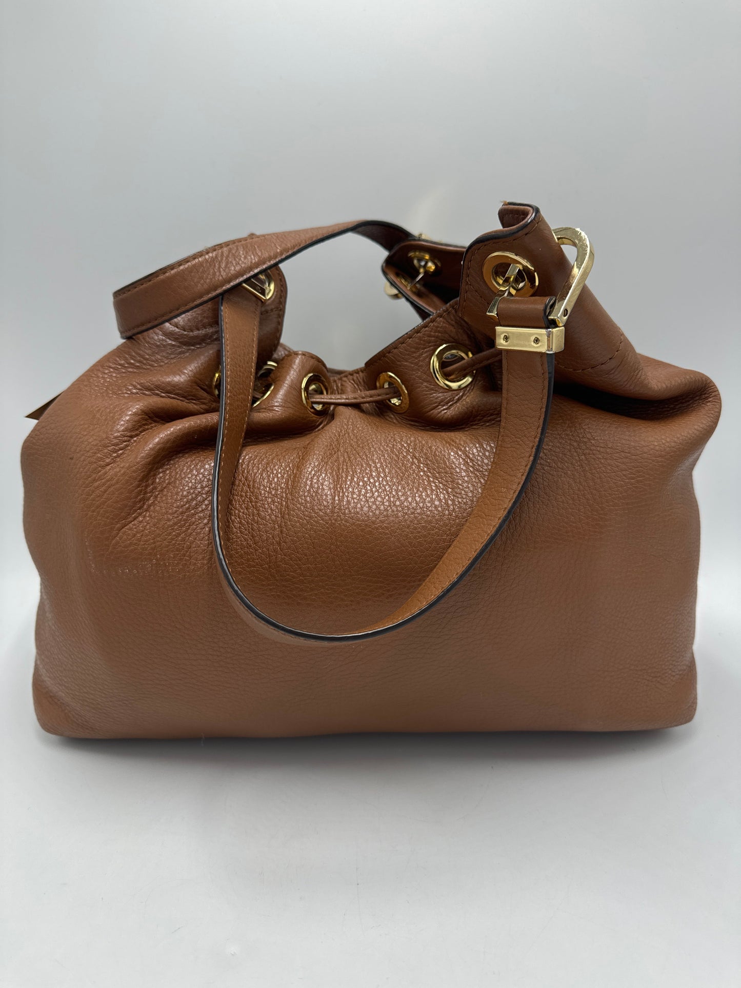 Leather Handbag Designer By Michael Kors