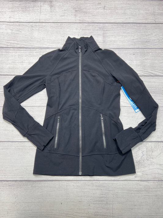 Athletic Jacket By Lululemon In Black, Size: M