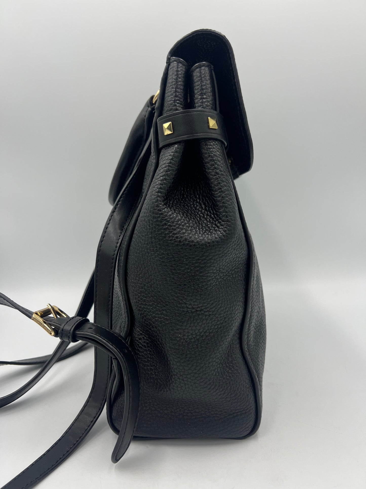 Like New! Leather Backpack Designer By Michael Kors