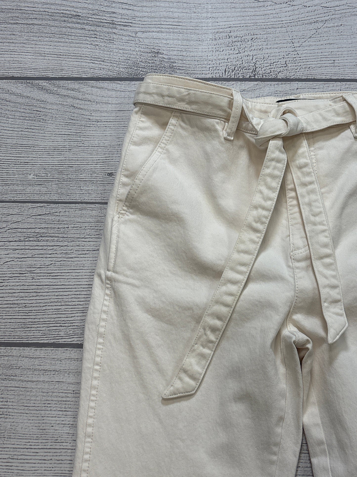 Jeans Straight By Ann Taylor In White, Size: 6p