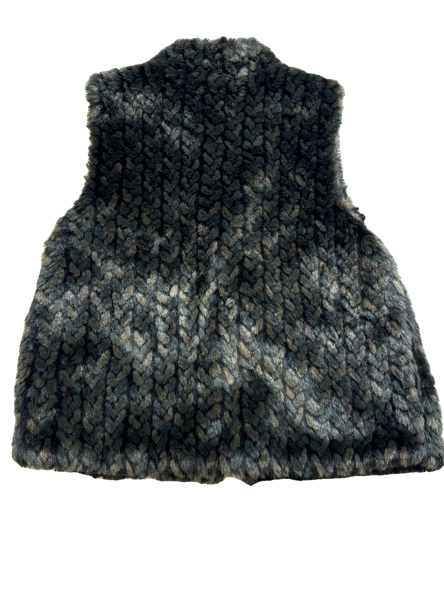 Vest Faux Fur & Sherpa By Michael By Michael Kors In Brown, Size: M