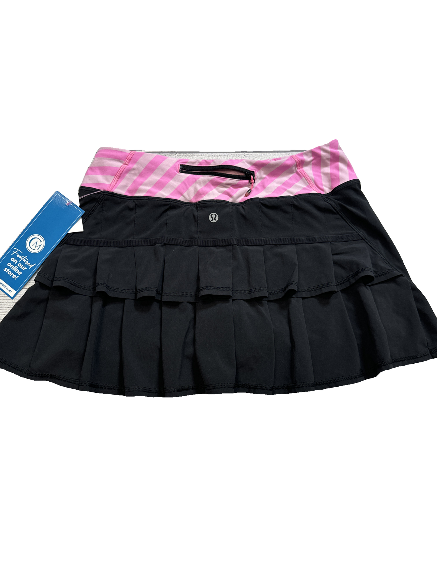 Athletic Skirt By Lululemon In Black, Size: S