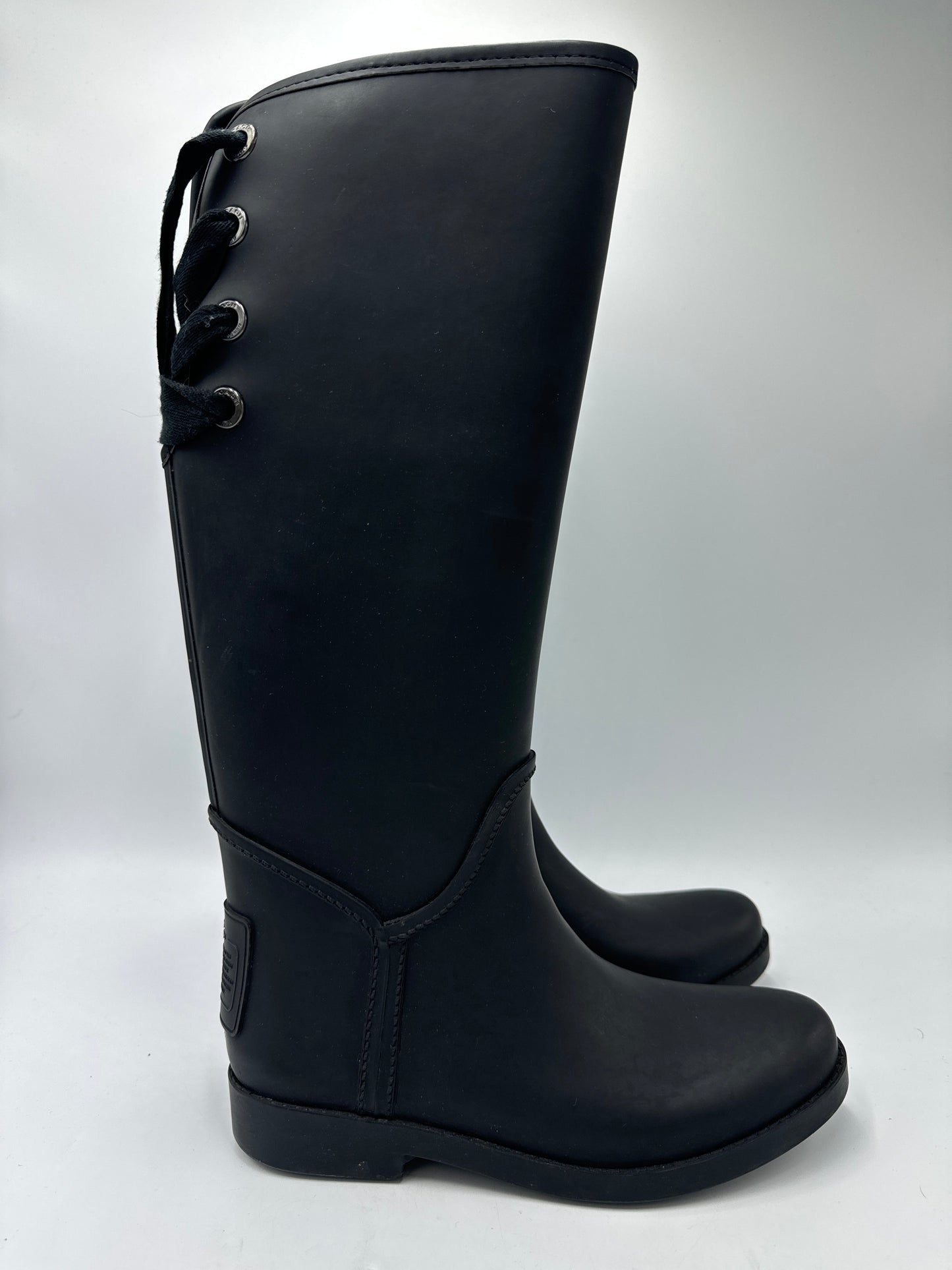 Boots Designer By Coach In Black, Size: 7