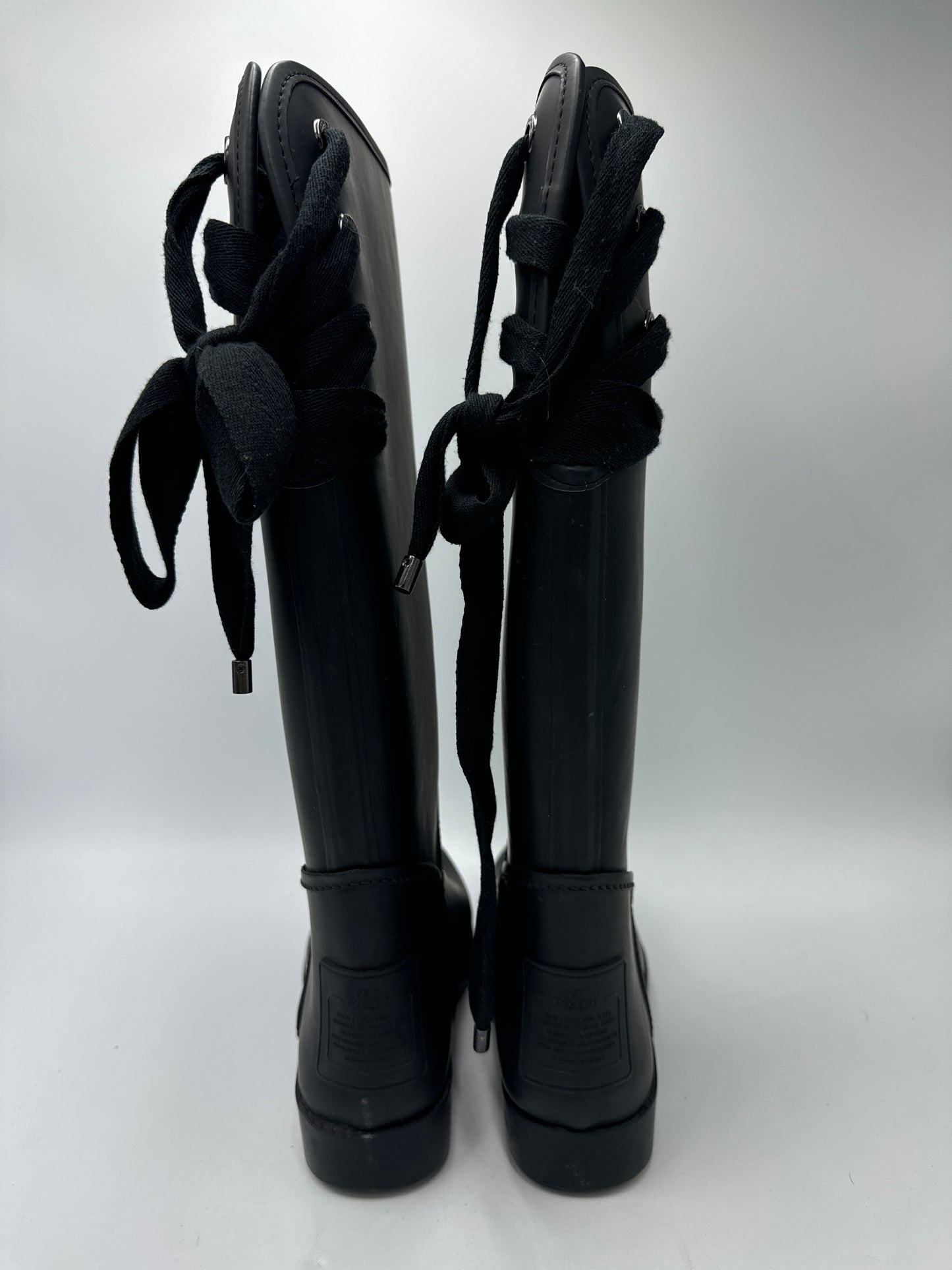 Boots Designer By Coach In Black, Size: 7