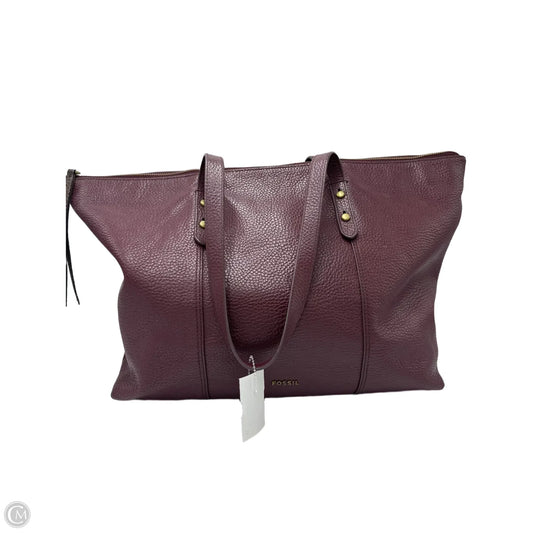 Handbag Leather By Fossil