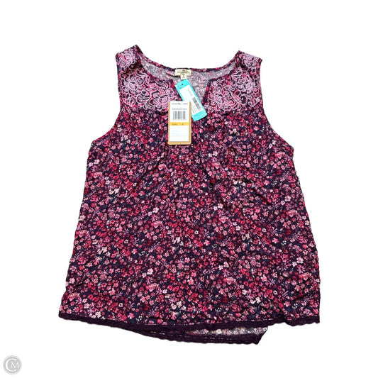 New! Top Sleeveless By Mason & Belle In Floral Print, Size: S