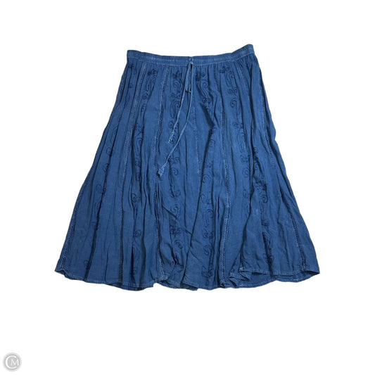 Skirt Maxi in Blue, Size: 2x