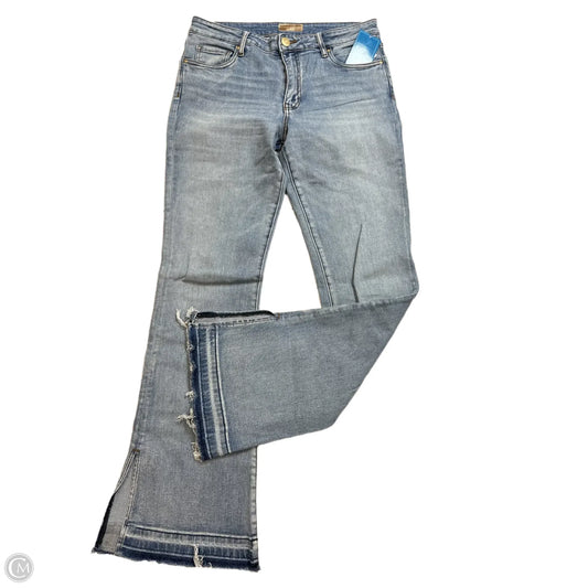 Jeans Flared By Kut In Blue Denim, Size: 6