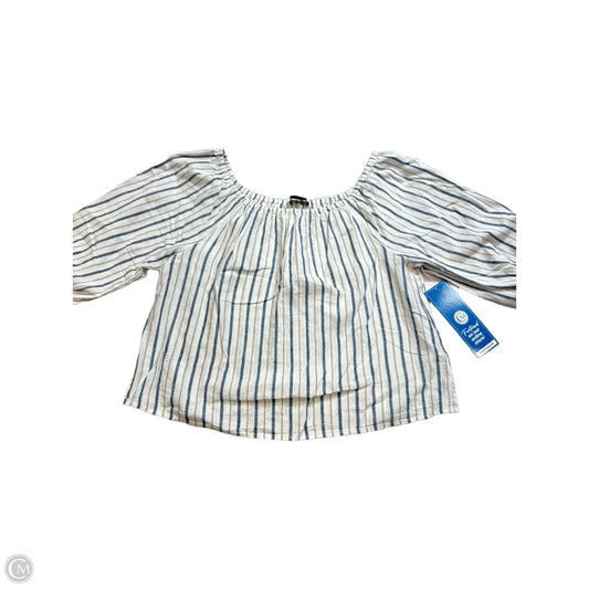 Top Short Sleeve By Sanctuary In Striped Pattern, Size: S