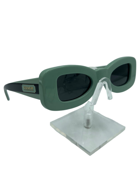 Coach Rectangle Frame Sunglasses w/ Case