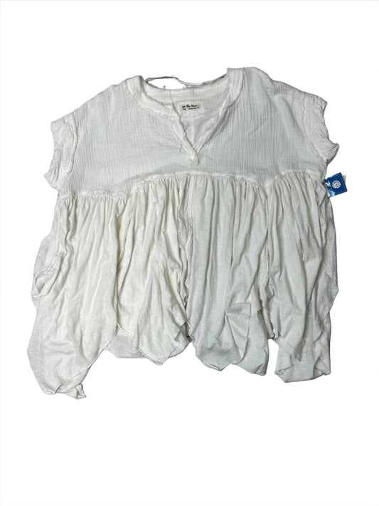 White Top Short Sleeve We The Free, Size M