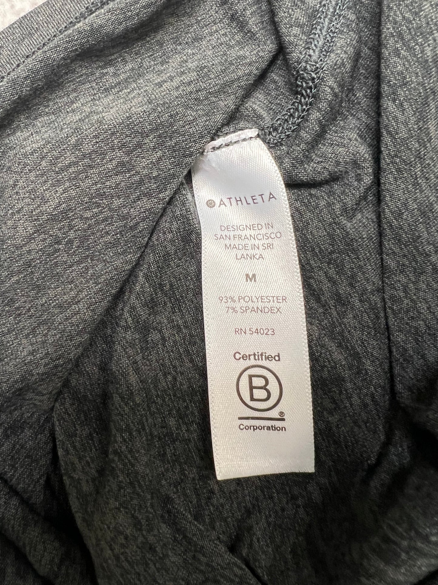 Grey Athletic Tank Top Athleta, Size M