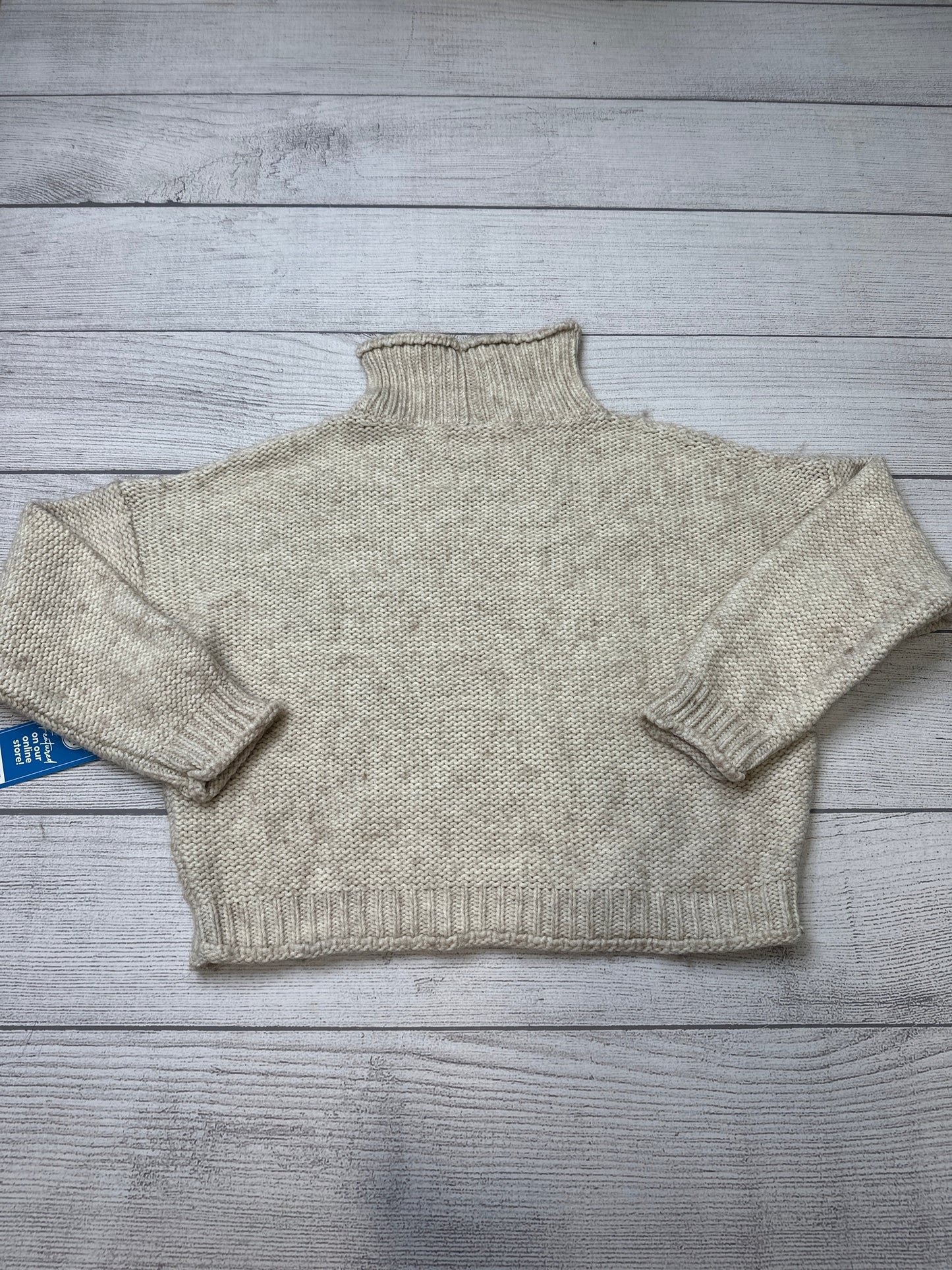 Cream Sweater Anthropologie, Size M