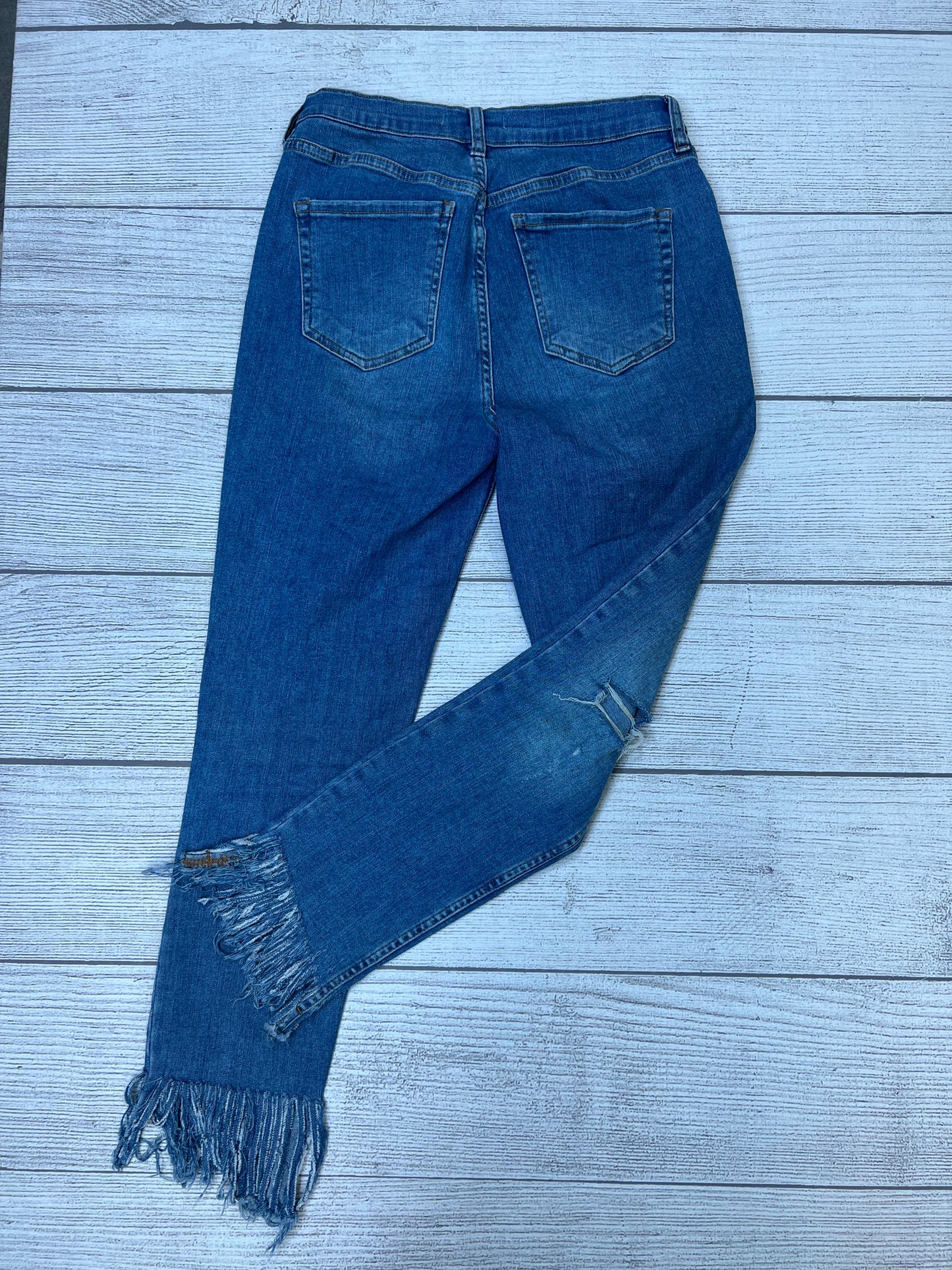 Blue Jeans Cropped Free People, Size 8