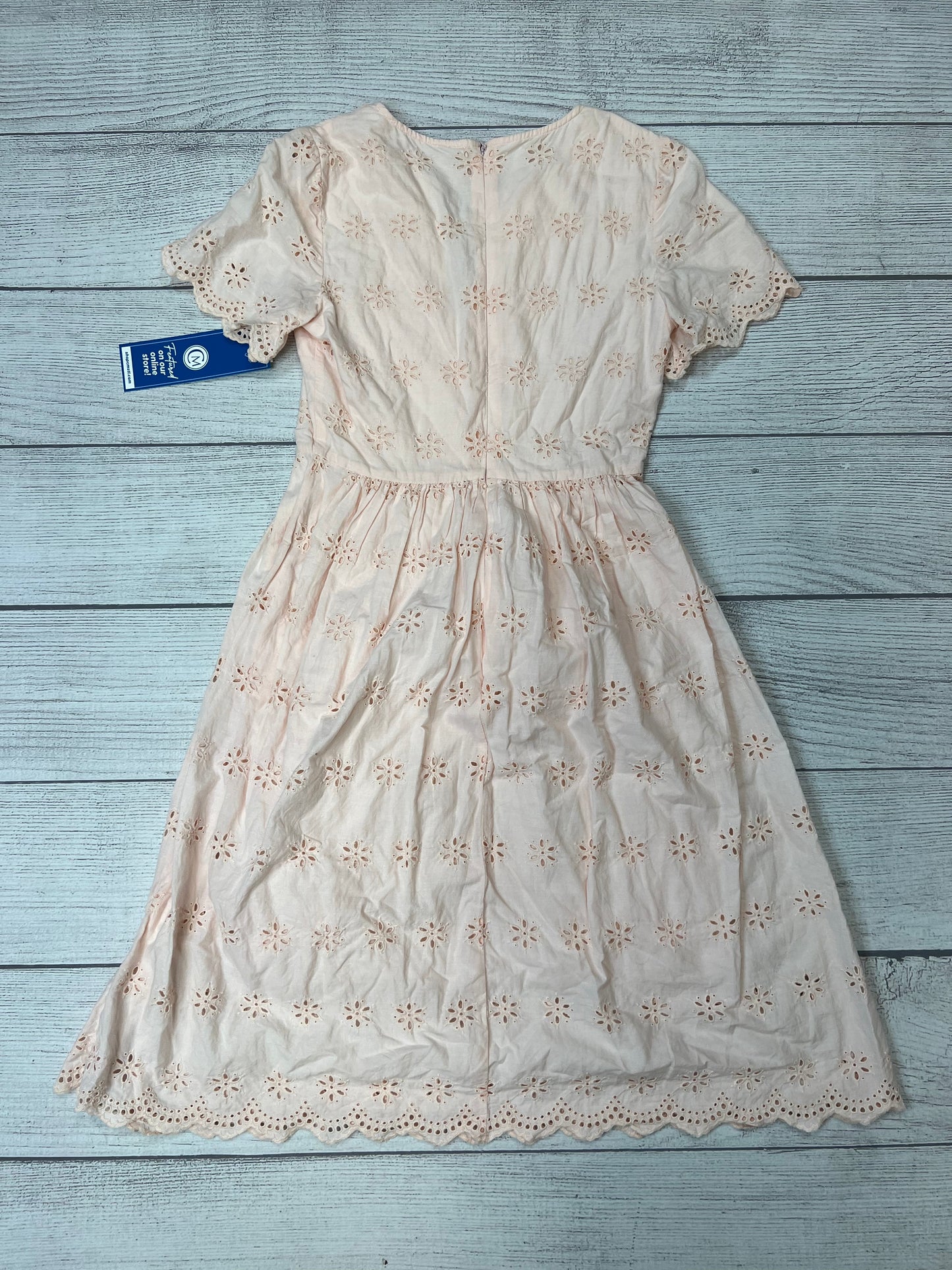 Peach Dress Casual Short Madewell, Size Xs