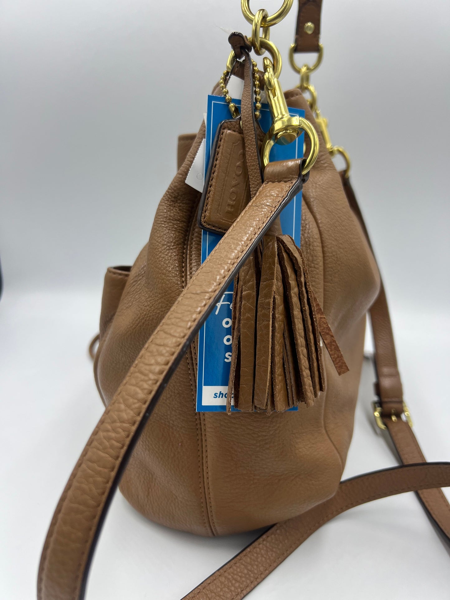 Coach Leather Hobo / Bucket Bag