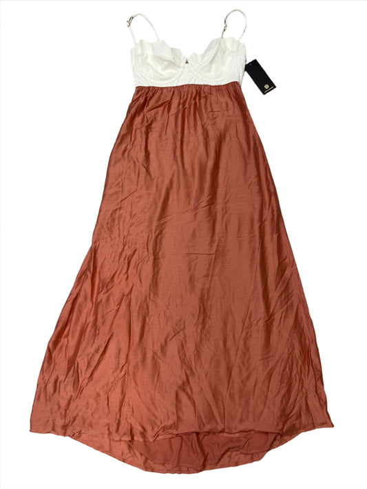 NEW! Orange Dress Casual Maxi VIXBRASIL   Size L