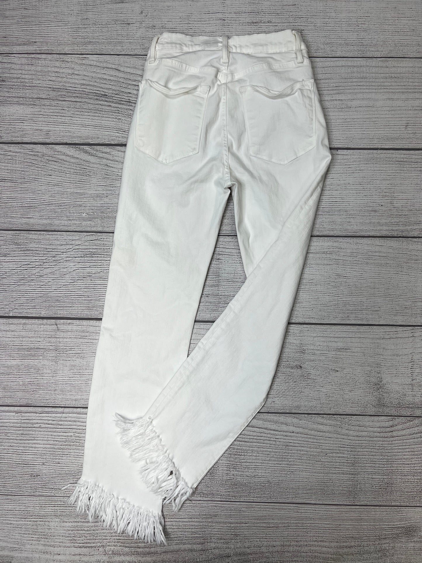 Jeans Designer By Frame In White, Size: 0