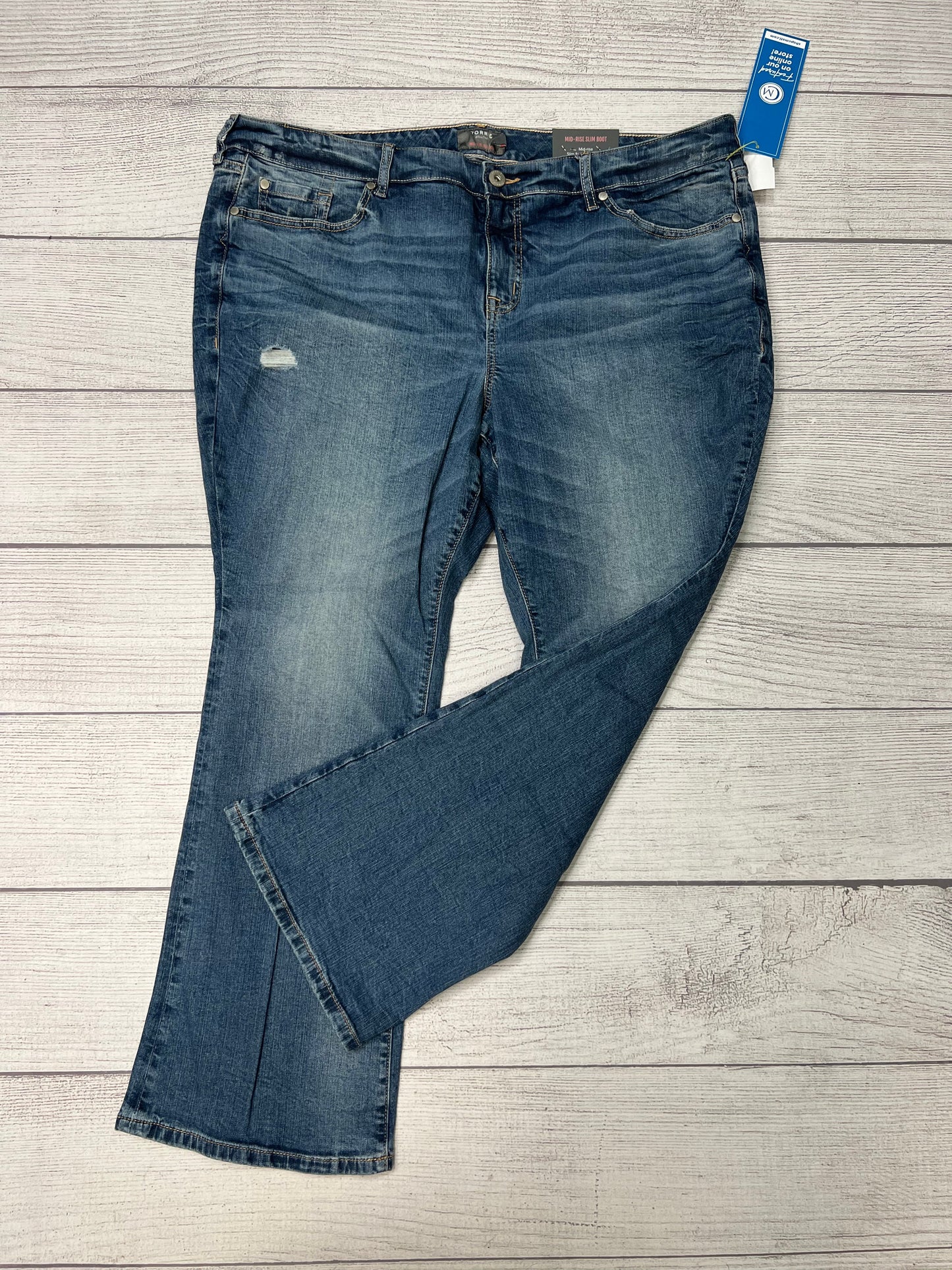 Jeans Boot Cut By Torrid In Denim, Size: 3x