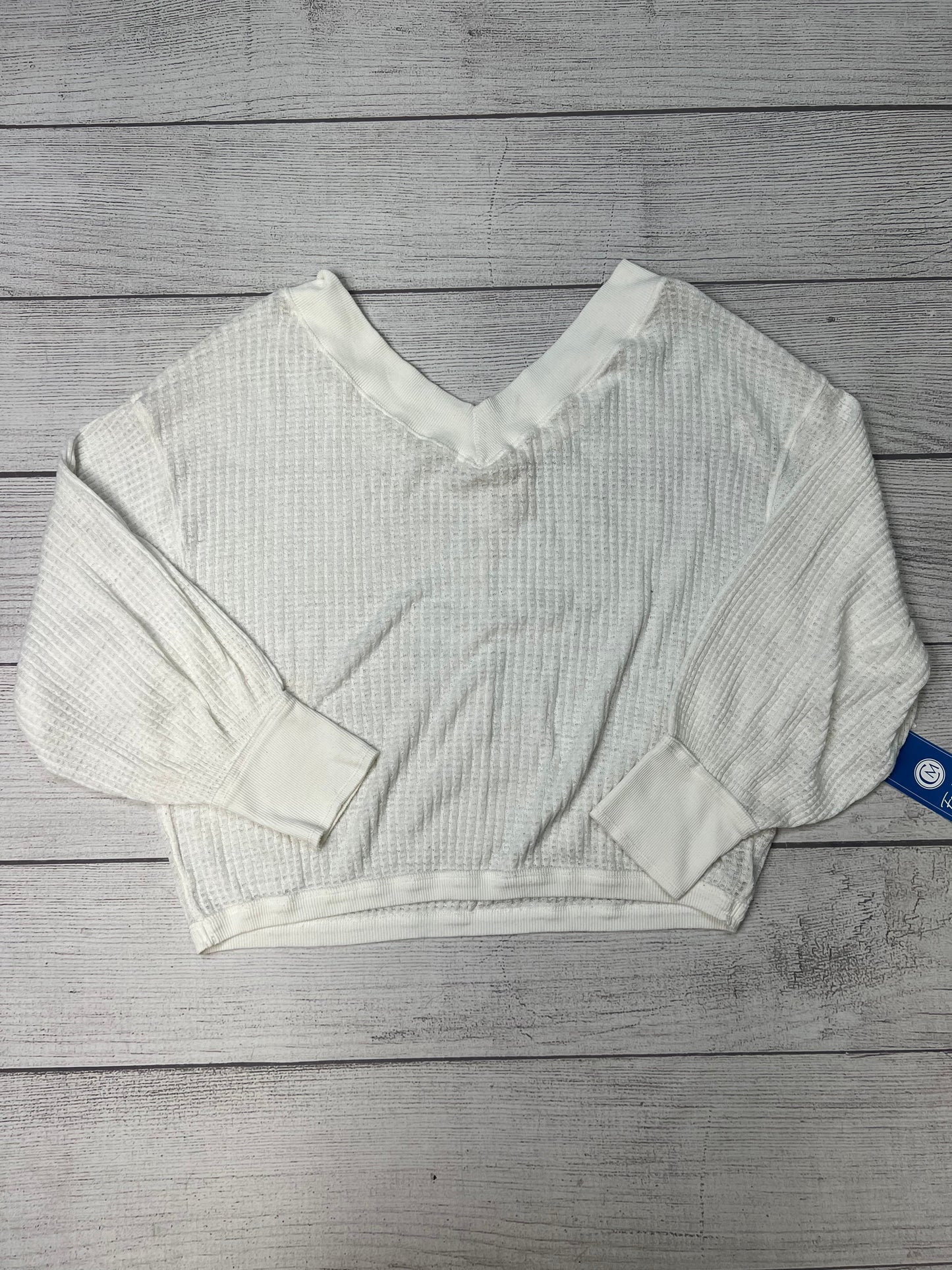 Top Long Sleeve By We The Free In White, Size: M