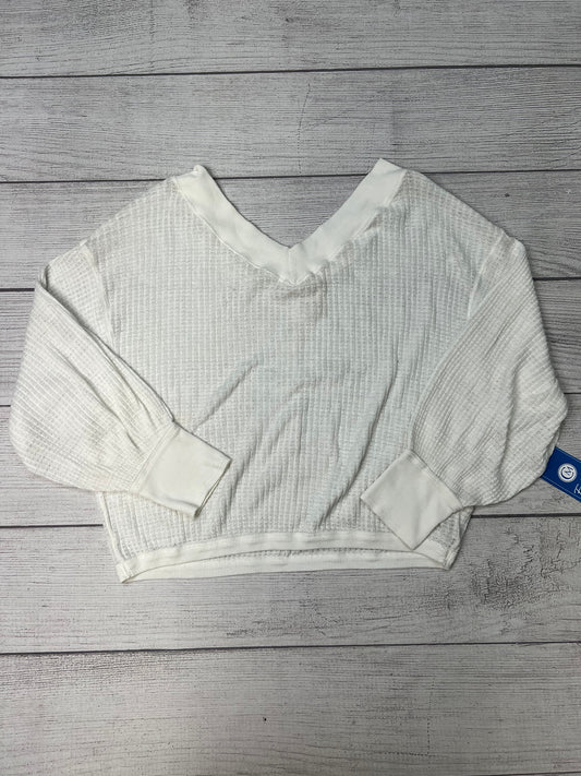 Top Long Sleeve By We The Free In White, Size: M