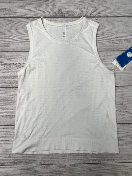 Athletic Tank Top By Athleta In White, Size: M