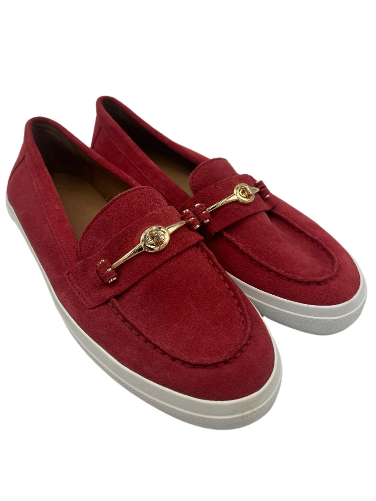 Shoes Designer By Coach In Red, Size: 9.5