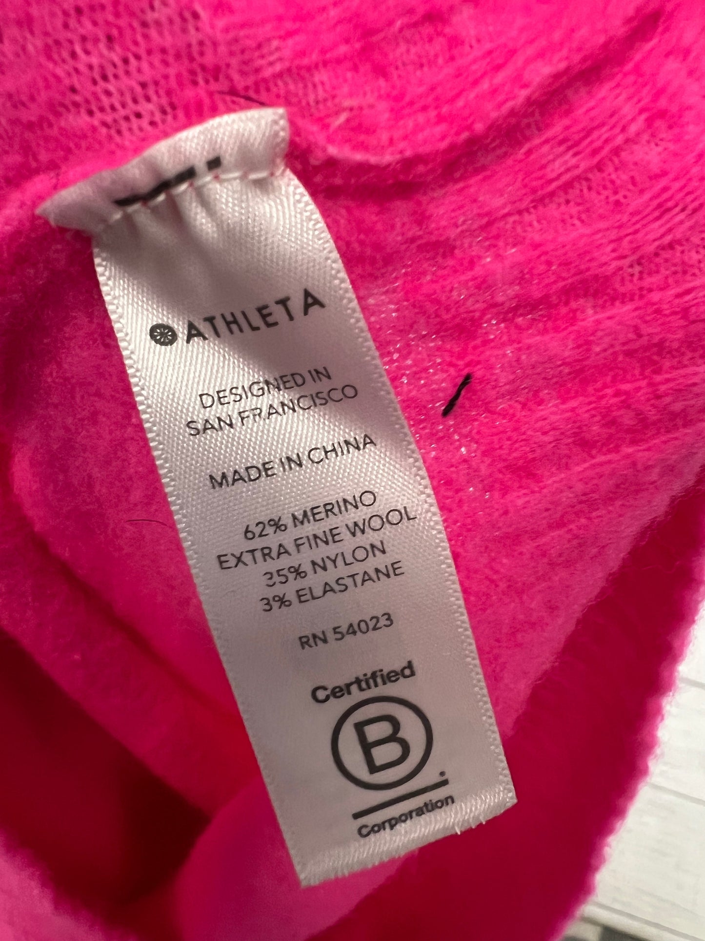 Sweater By Athleta In Hot Pink, Size: S