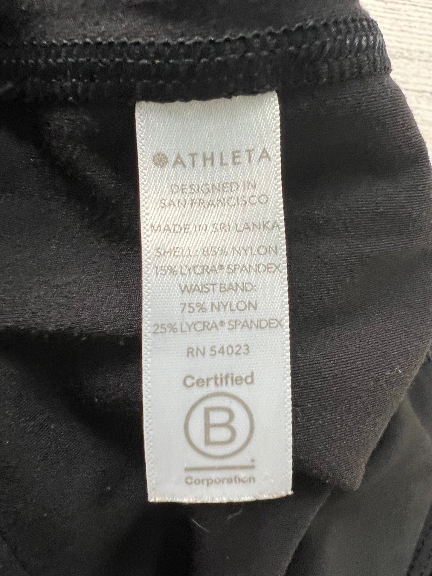 Leggings By Athleta In Black, Size: S