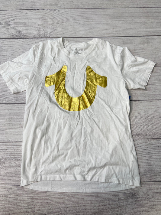 Top Short Sleeve By True Religion In Gold, Size: M