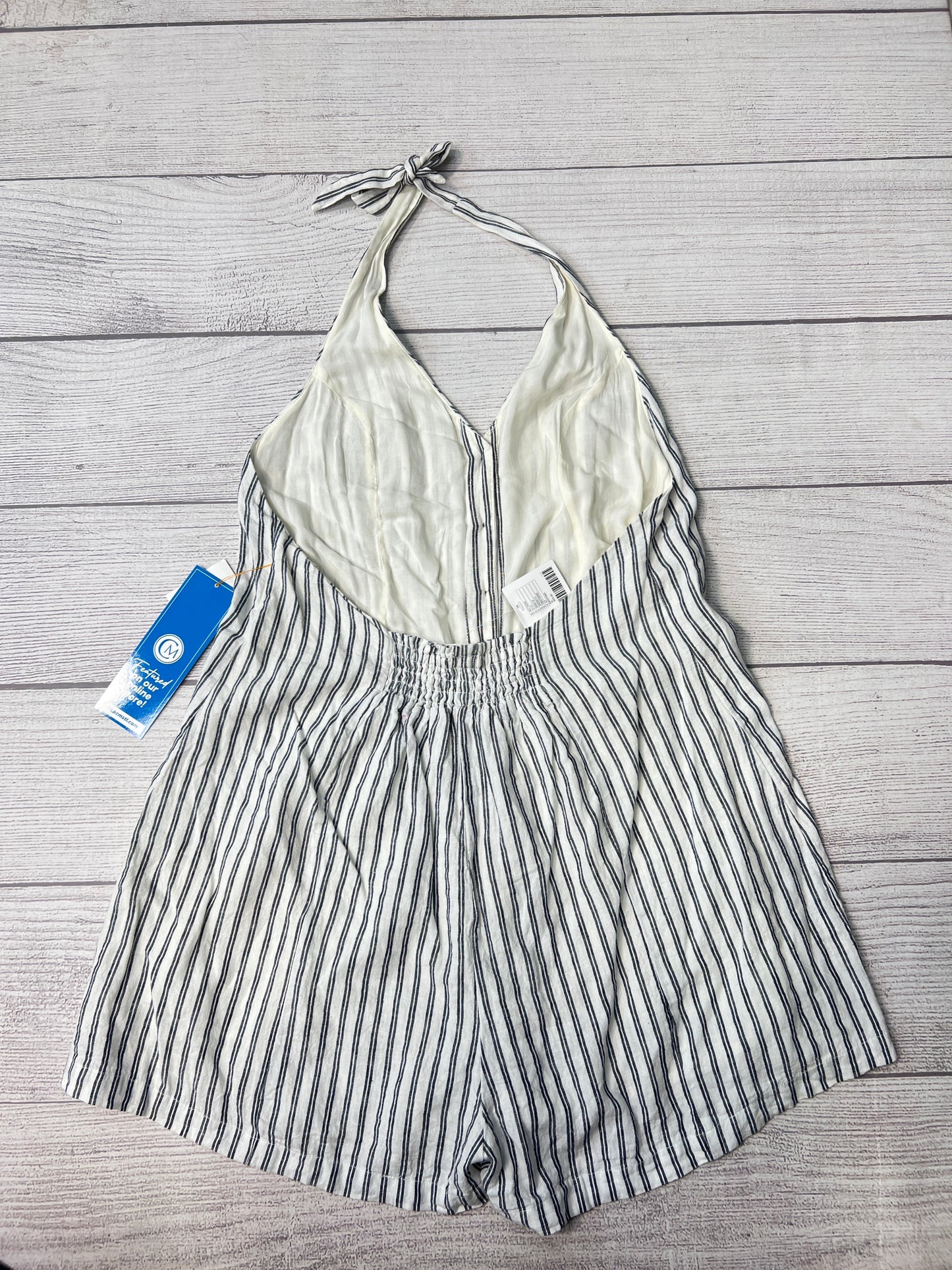 New! Romper By Urban Outfitters In Striped, Size: Xl