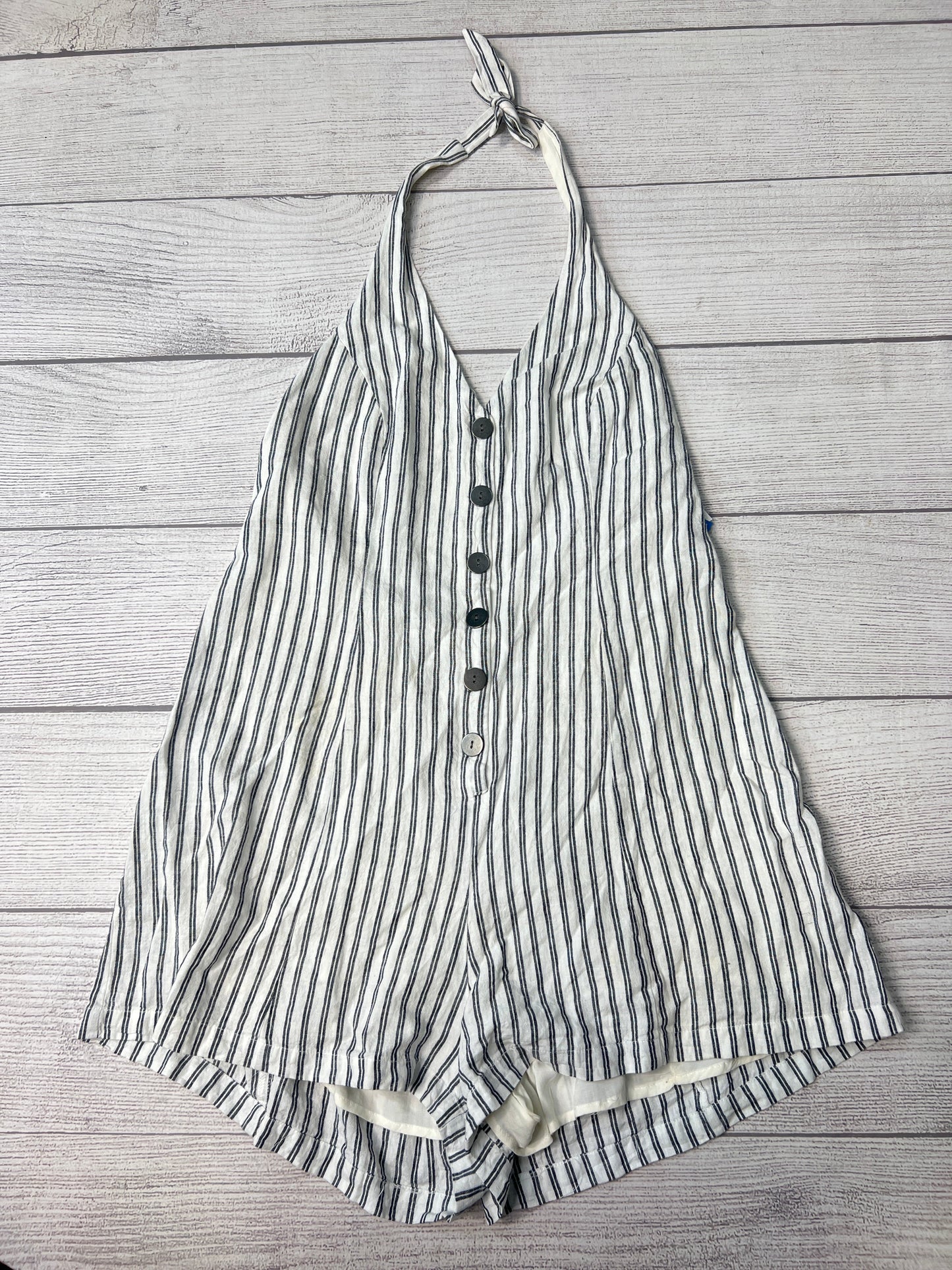 New! Romper By Urban Outfitters In Striped, Size: Xl