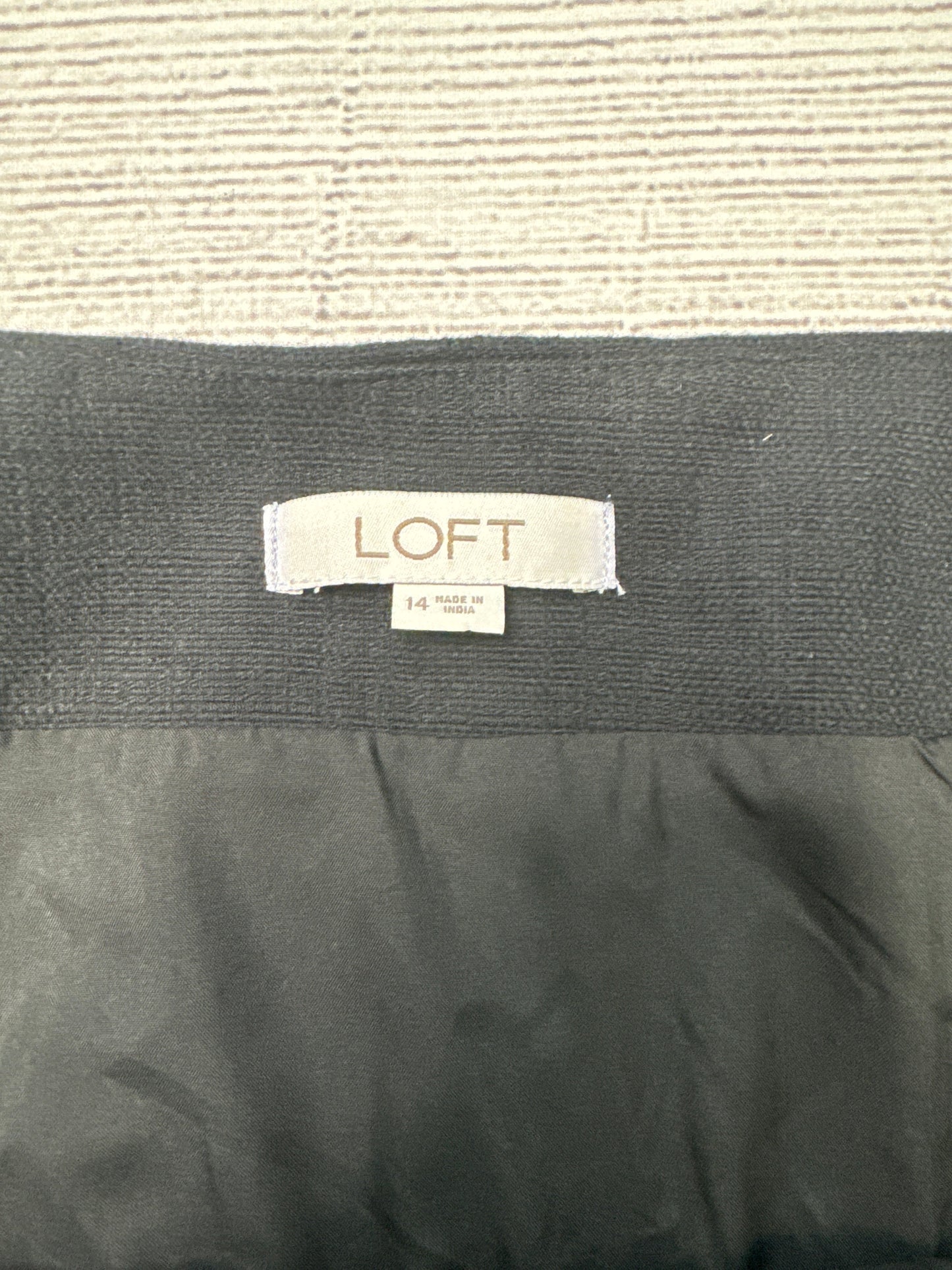 Skirt Mini & Short By Loft In Black, Size: 14