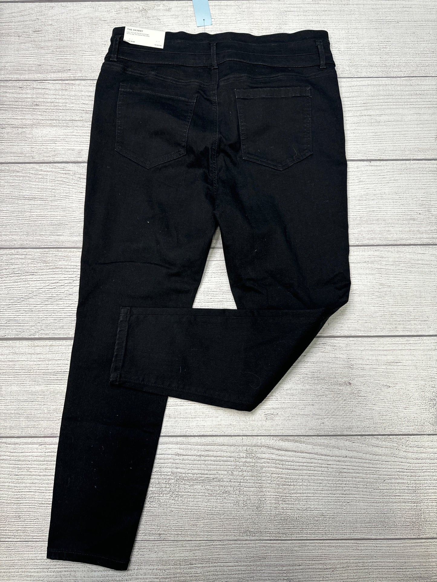 Jeans Skinny By Ann Taylor In Black, Size: 14p