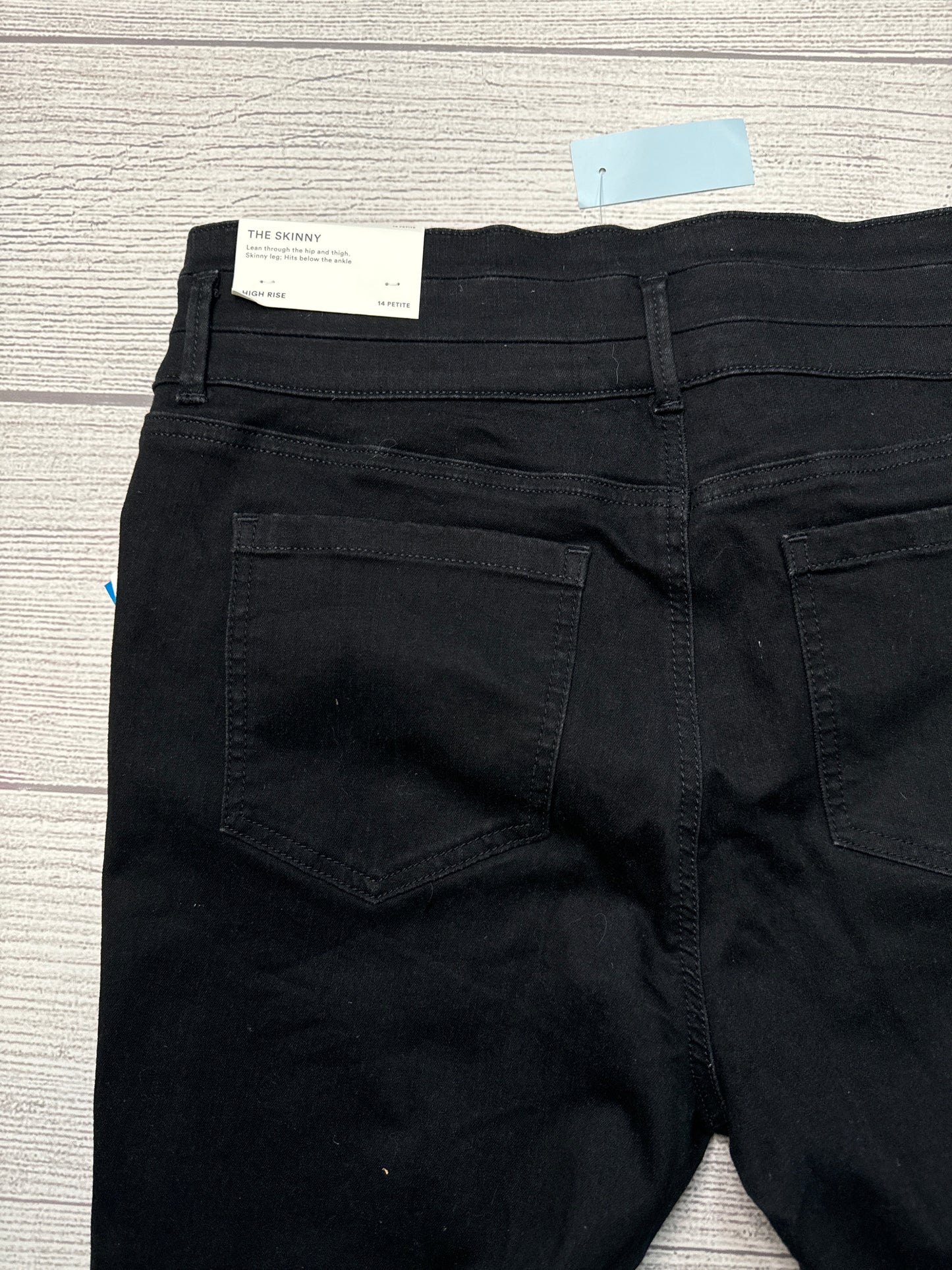 Jeans Skinny By Ann Taylor In Black, Size: 14p