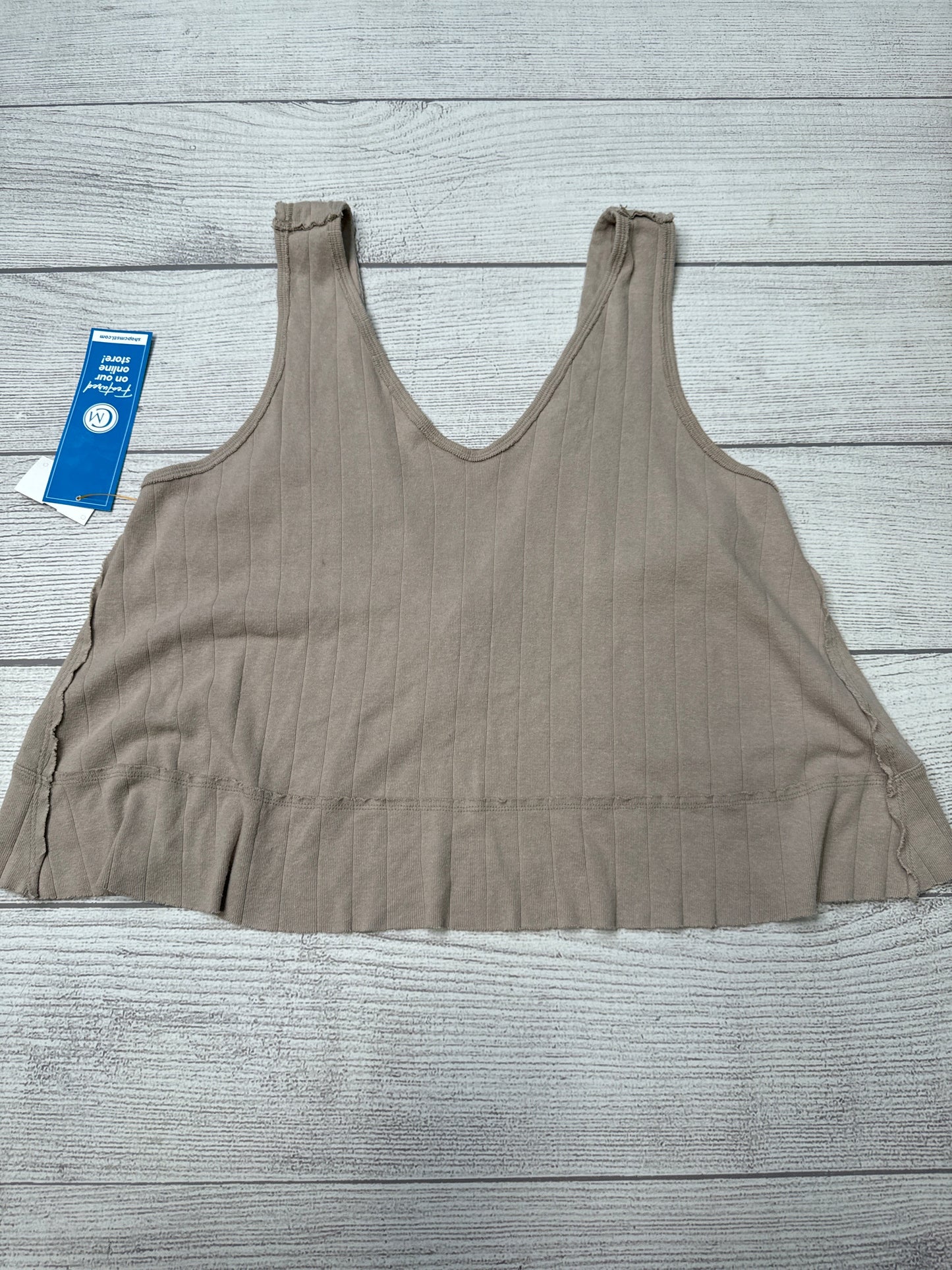 Top Sleeveless By Free People In Brown, Size: M