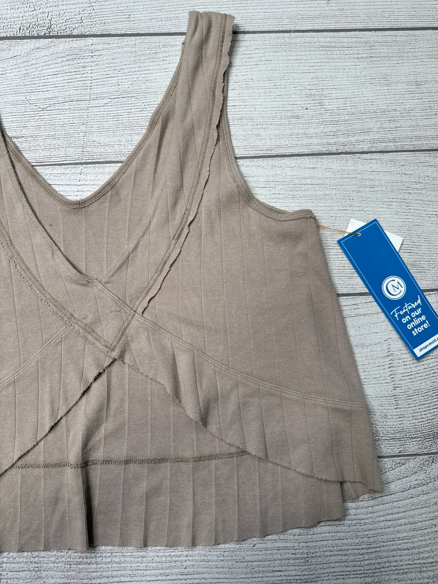 Top Sleeveless By Free People In Brown, Size: M