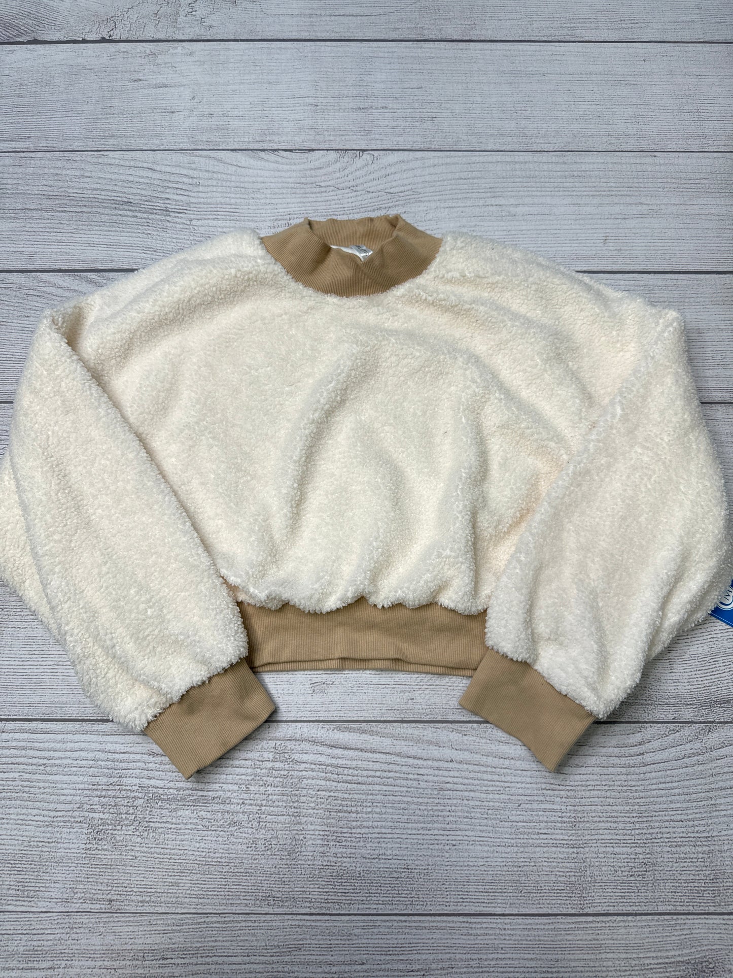 Jacket Fleece By Fabletics In Cream, Size: Xxl