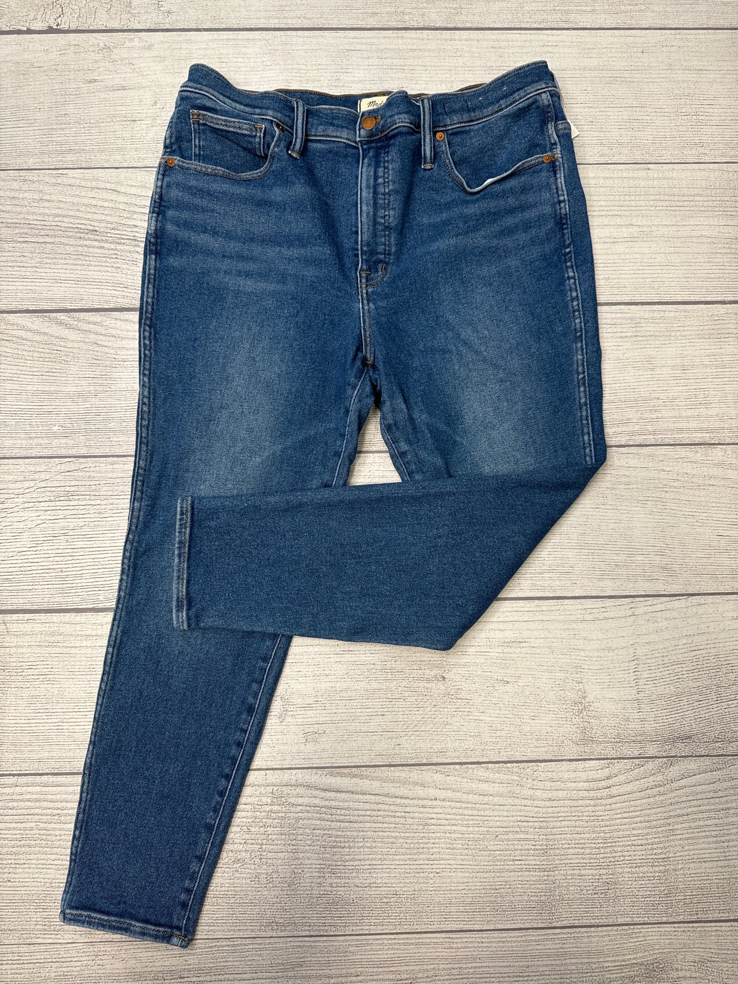 Jeans Skinny By Madewell In Denim, Size: 14