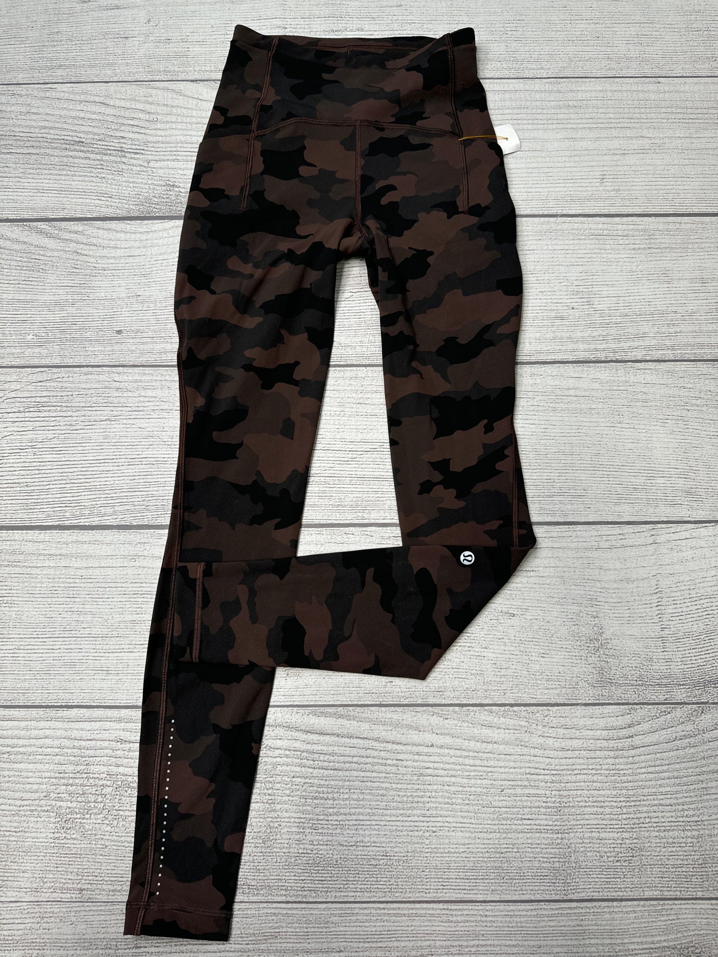 Athletic Leggings By Lululemon In Camoflauge, Size: 2