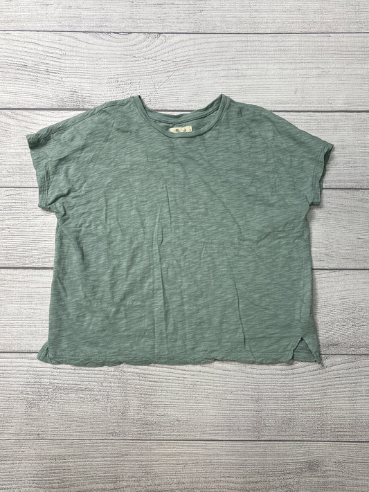 Top Short Sleeve By Madewell In Green, Size: M