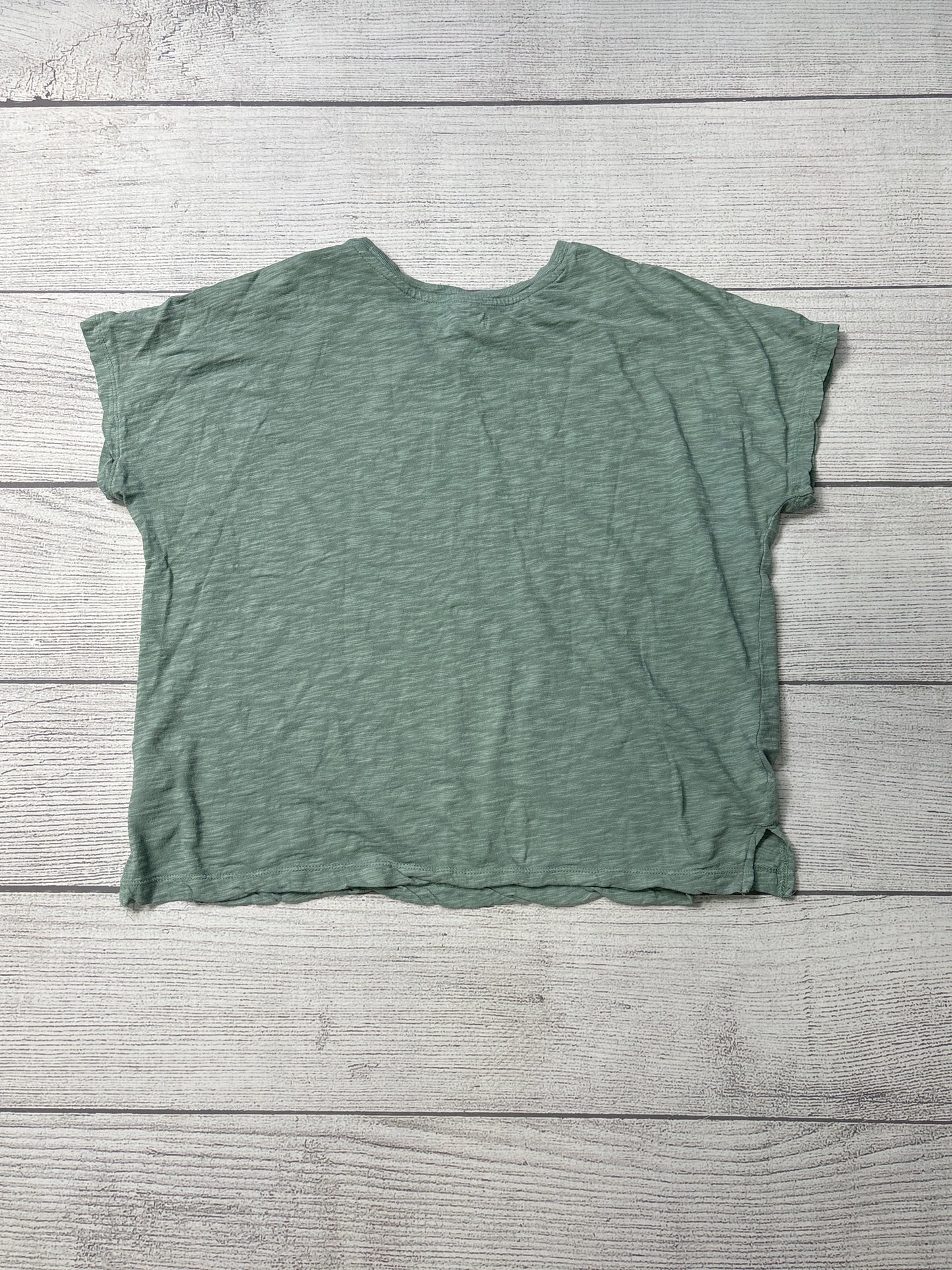 Top Short Sleeve By Madewell In Green, Size: M