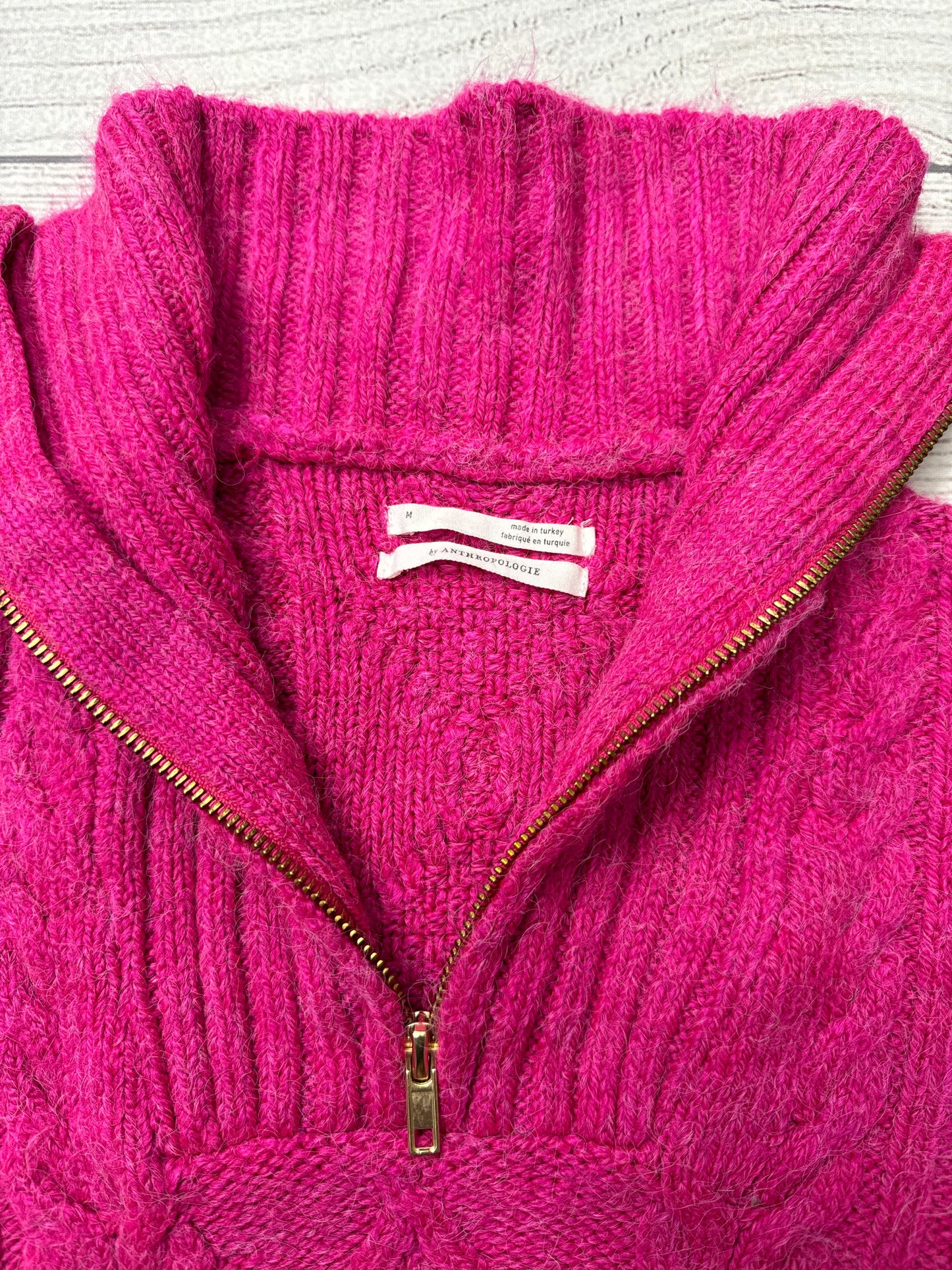 Sweater By Anthropologie In Pink, Size: M