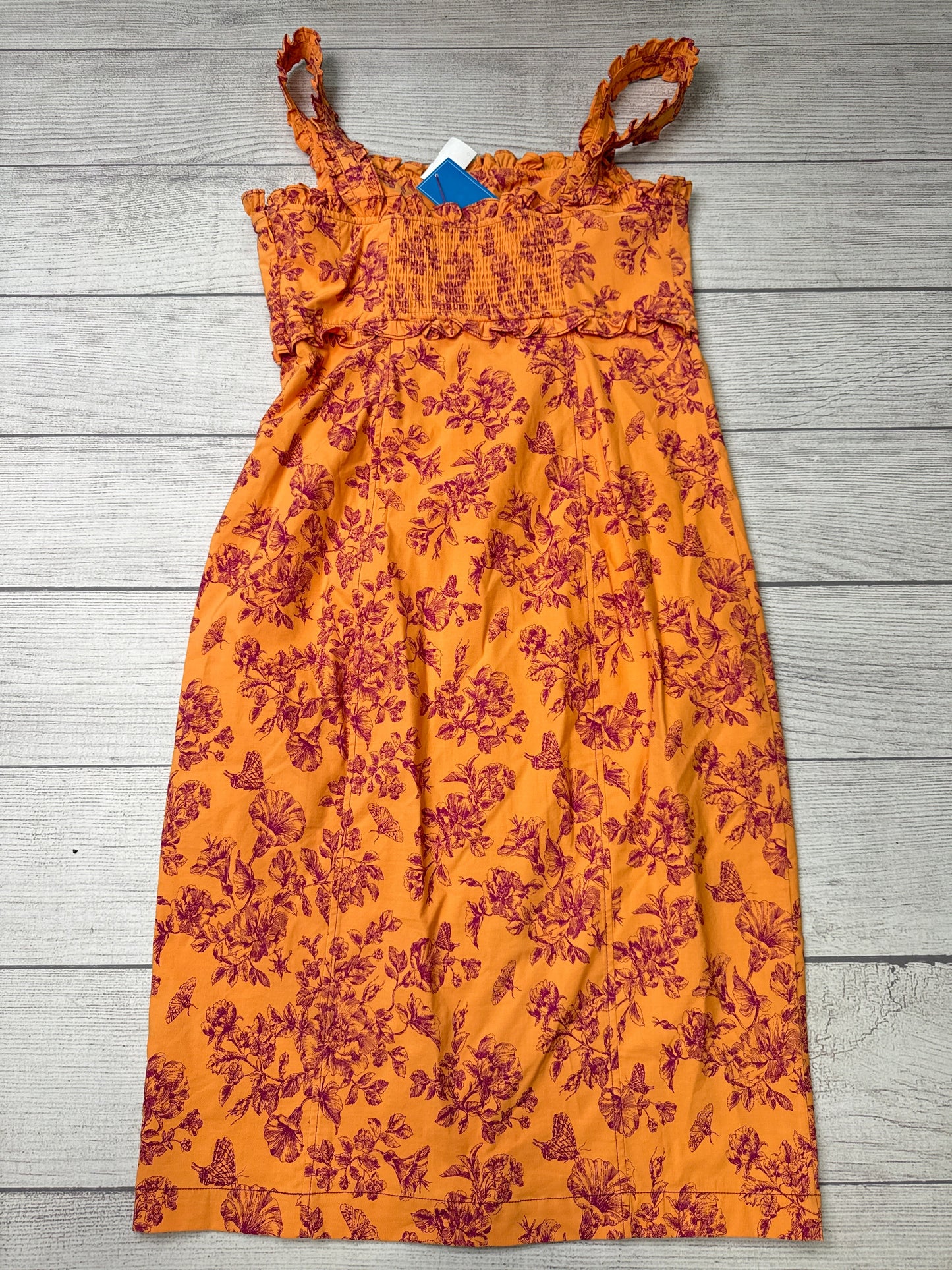 Dress Casual Maxi By Anthropologie In Orange, Size: Xl