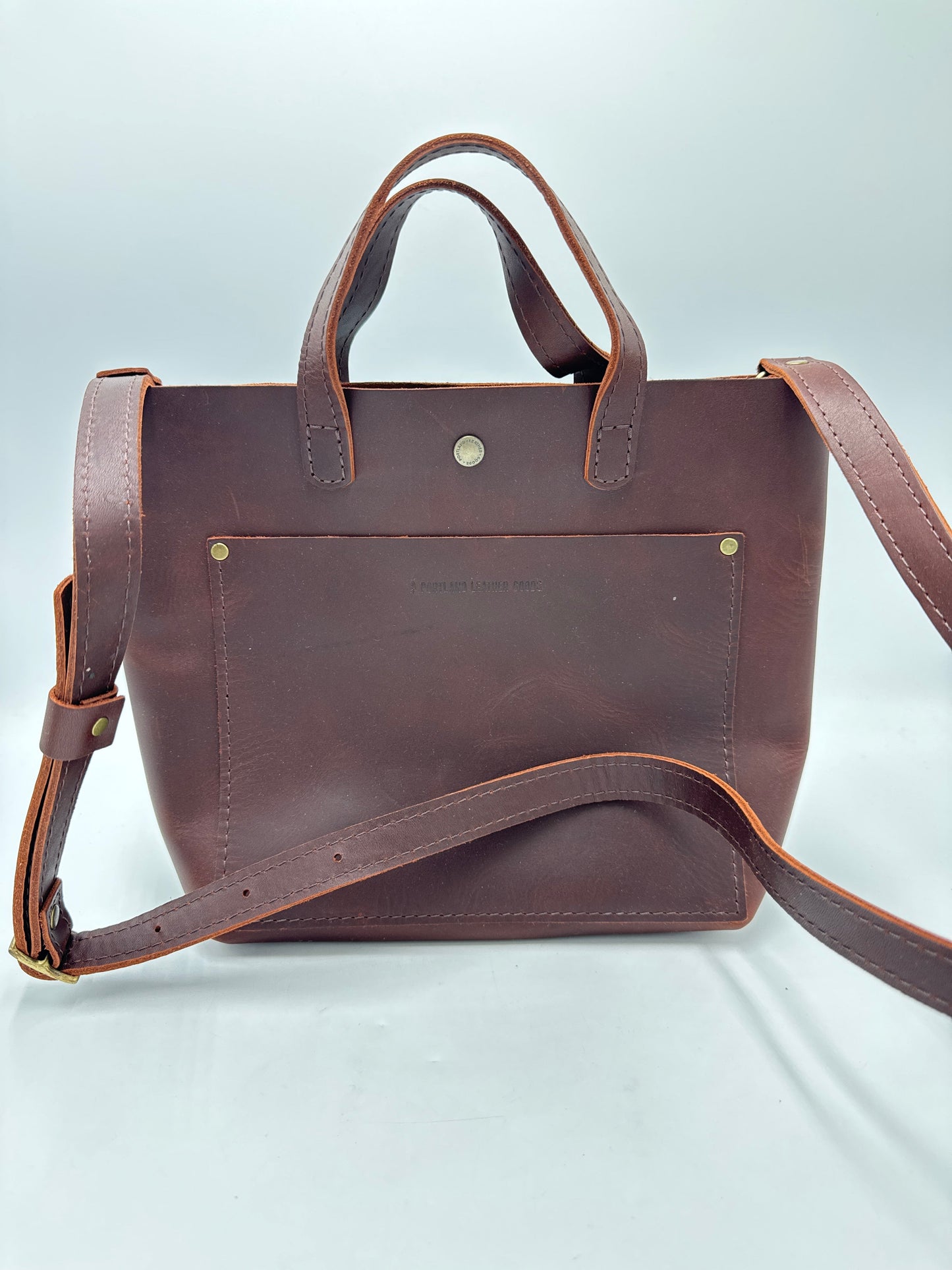 Leather Tote / Designer Handbag By Portland Leather Goods