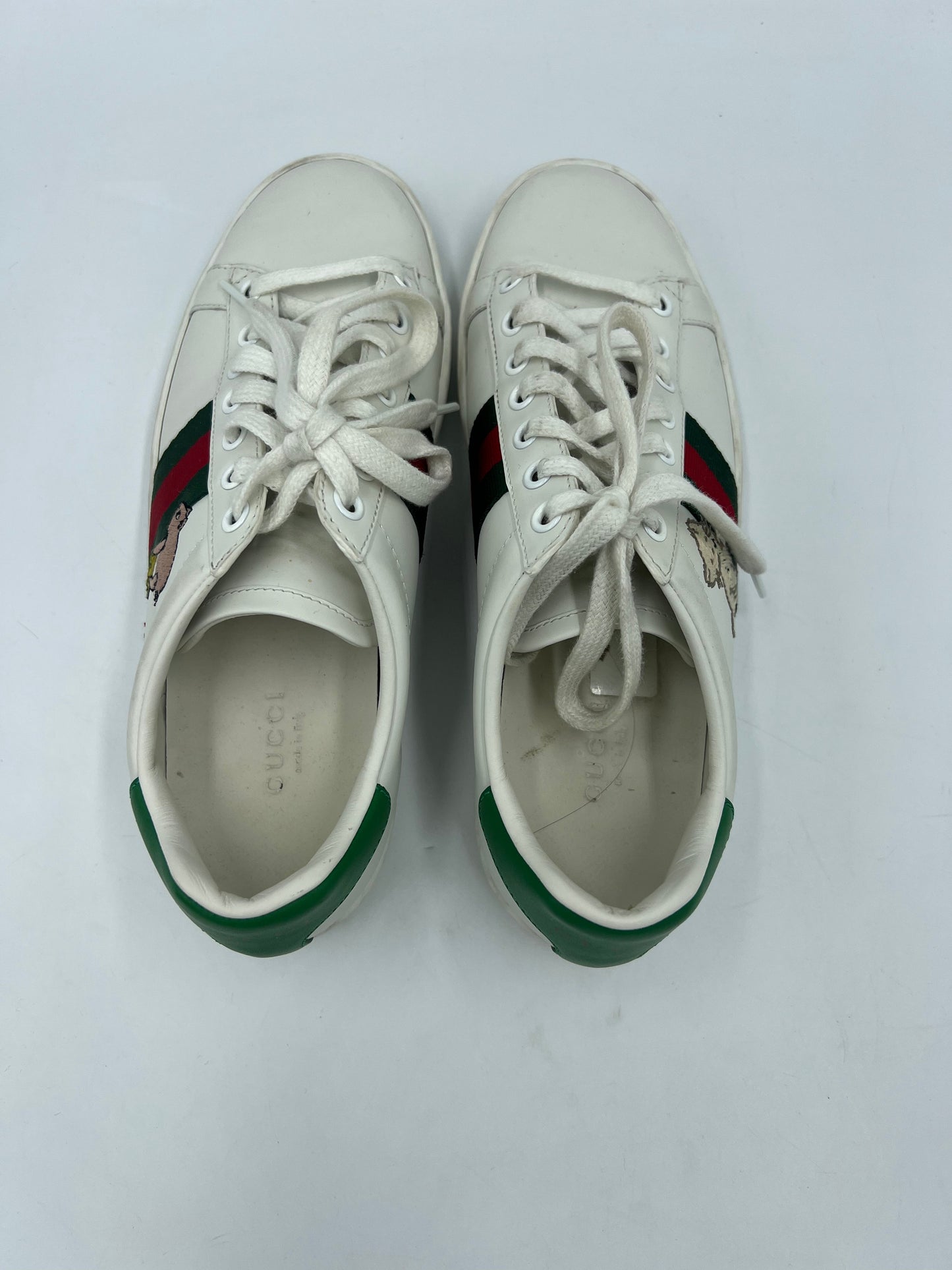 Gucci Ace Kitten Designer Sneakers Size: 6