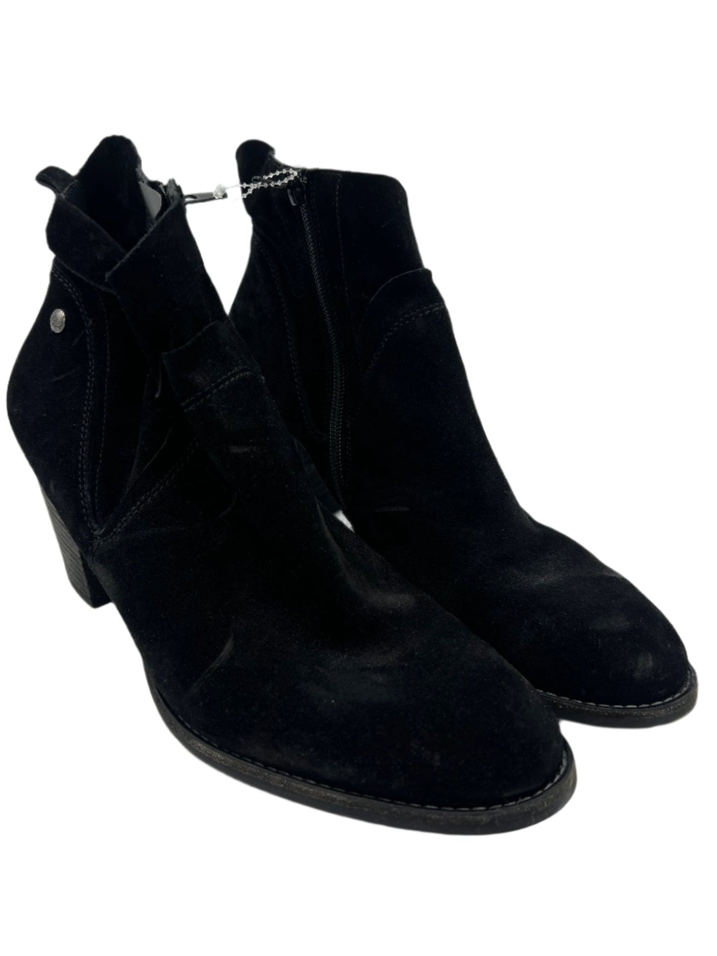 Boots Ankle Heels By Paul Green In Black, Size: 8